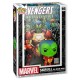 Figura POP Marvel Vengadores Skrull Iron Man en caja