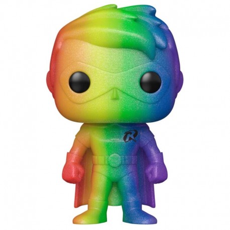 Figura Funko POP de Robin en colores arcoíris