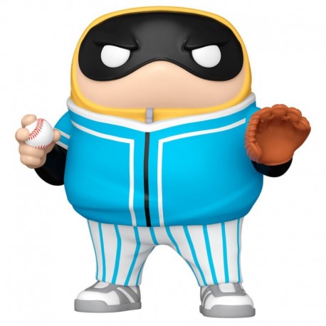 Figura Funko POP Fatgum My Hero Academia en uniforme de béisbol.