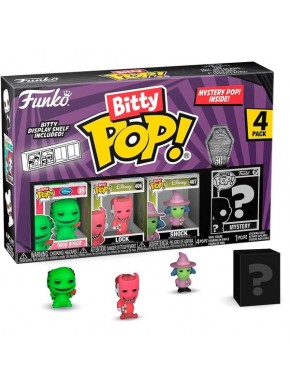 Blister de 4 figuras Bitty POP Disney Pesadilla Antes de Navidad