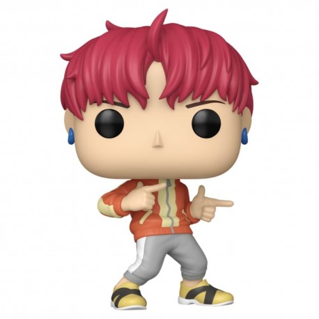 Figura Funko POP de Dandadan Jiji con cabello rojo en caja