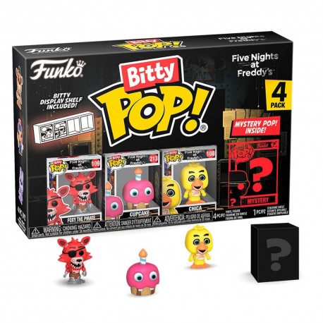 Blister de 4 figuras Bitty POP Five Nights at Freddy's