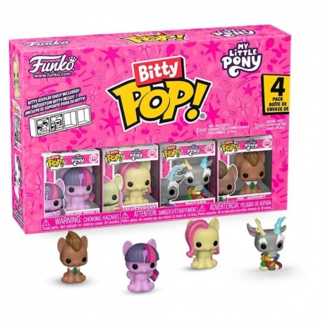 Blister con 4 figuras Bitty POP de My Little Pony