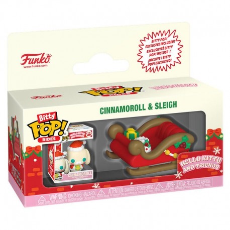 Figura Bitty POP Ride Cinnamoroll y Trineo