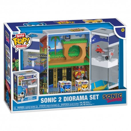 Diorama Bitty POP Boxes Sonic 2 de Funko