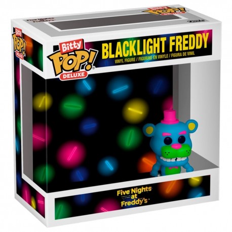 Figura Bitty POP Deluxe Blacklight Freddy en caja