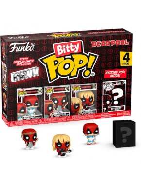Blister con 4 figuras Bitty POP de Deadpool