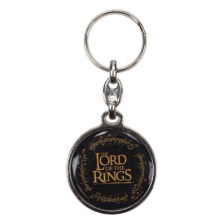 Llavero redondo El Señor de los Anillos logo