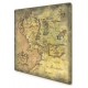 Alfombra de neopreno con mapa de la Tierra Media