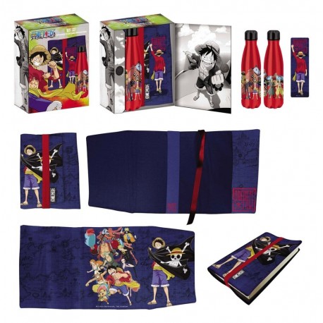 Set de regalo One Piece con botella y accesorios