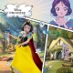 Estatua de Blancanieves 17 cm con pajarito azul