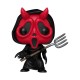Figura Pop Ghost Face Devil con máscara roja y tridente