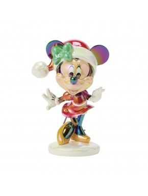 Figura navideña de Minnie Mouse de Enesco