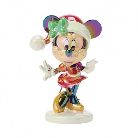 Figura navideña de Minnie Mouse de Enesco