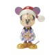 Figura navideña de Mickey Mouse de Enesco con sombrero rojo y regalo
