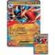 Blister cartas Mega Lucario EX TCG con figura y sobres