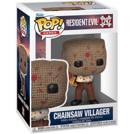 Figura Funko Pop Chainsaw Villager Resident Evil