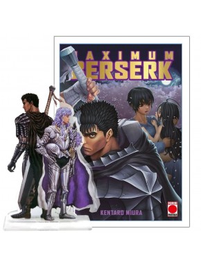 BERSERK MAXIMUM 21 con figura y logo dorado