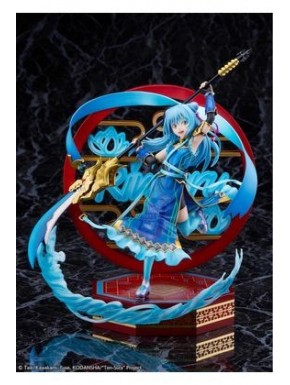Figura de Limuru Tempest de 27 cm com detalhes em azul.