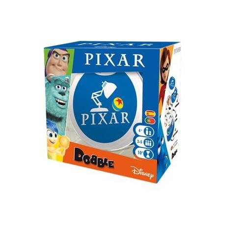 Boîte du jeu de société Dobble Pixar