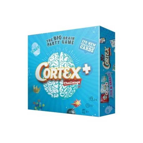 Caixa do jogo de mesa Cortex Plus Party da Asmodee