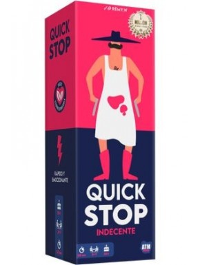 Boîte du jeu de société Quick Stop Indecente