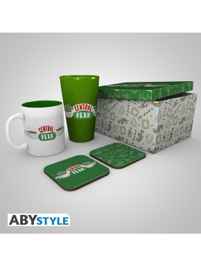 Conjunto Friends com copo, caneca e porta-copos Central Perk