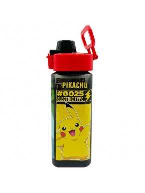 Cantimplora cuadrada Pokémon con personajes icónicos