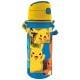 Cantil de alumínio Pokémon azul e amarelo com Pikachu