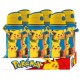 Cantil de alumínio Pokémon azul e amarelo com Pikachu