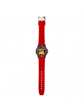 Reloj analógico rojo de Pikachu para niños