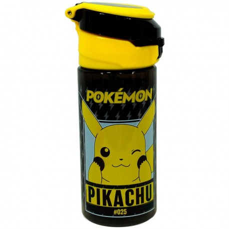 Garrafa de água 500ml com design de Pikachu