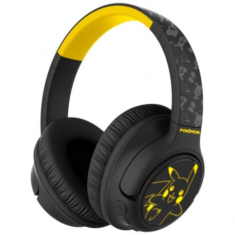 Casque LED noir et jaune Pikachu Pokémon