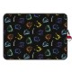 Funda para portátil Graffiti Pokemon en neopreno negro