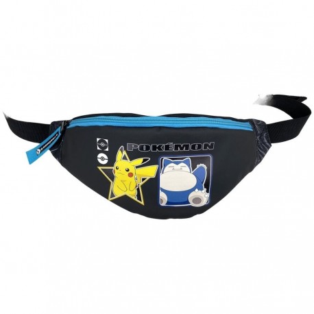 Pochete Pokémon com Pikachu e Snorlax