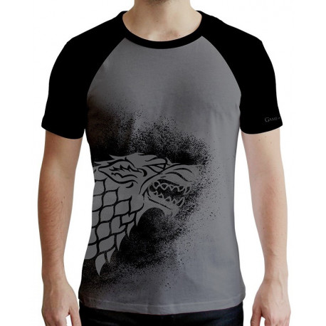 Camiseta Juego de Tronos Stark Degradada
