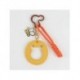 Porte-clés Disney Winnie l'Ourson jaune avec abeille et cordon orange