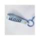 Chaveiro 3D Stitch azul com alça