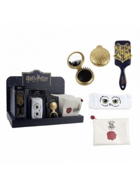 Conjunto de cuidados pessoais Harry Potter com escova e espelho
