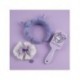 Set de accesorios para el pelo Hello Kitty Kuromi morado
