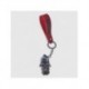Porte-clés 3D Dark Vador PVC noir avec sangle rouge