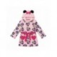 Roupão rosa da Minnie Mouse com capuz e orelhas