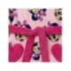 Roupão rosa da Minnie Mouse com capuz e orelhas