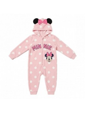 Pyjama rose de Minnie avec oreilles et pois