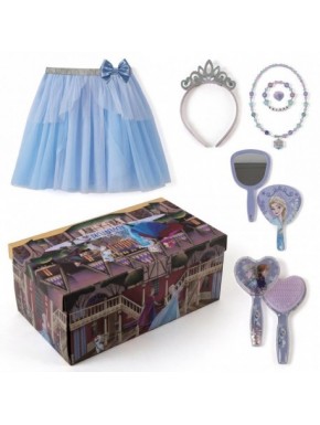 Coffret beauté Frozen avec mallette bleue