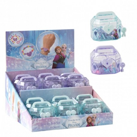 Caja de bisutería Frozen con diseños de Anna y Elsa