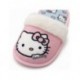 Zapatillas de casa Hello Kitty rosas con diseño adorable
