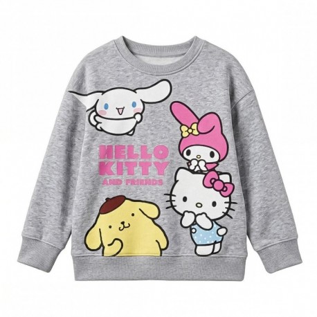 Sudadera gris de Hello Kitty para niñas