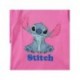 Pijama longo rosa e azul de Stitch para crianças