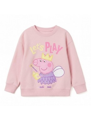 Sweat rose Peppa Pig pour filles 3-6 ans
